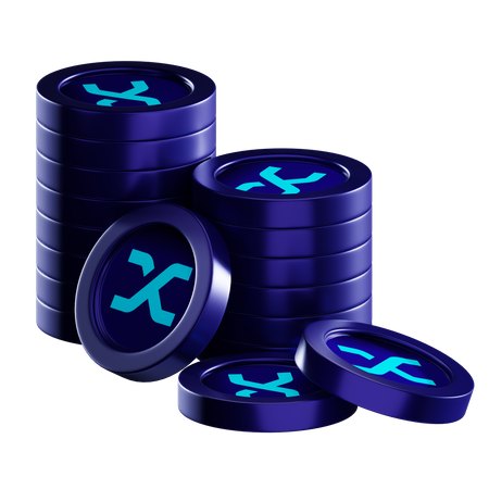 Snx Coin Stacks  3D Icon