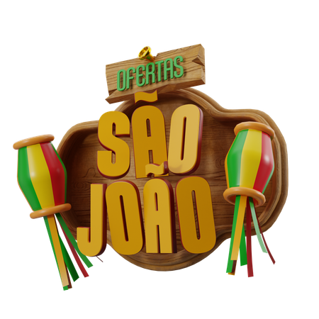 ペナントを持つソジュ  3D Icon