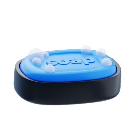 Soap Bar With Foam  3D Icon