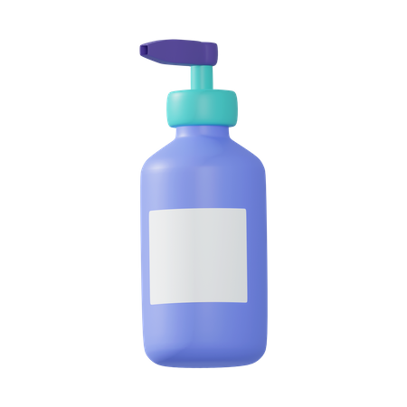 Soap bottle  3D Illustration