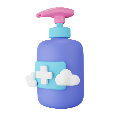 Soap Bottle 3D Icon