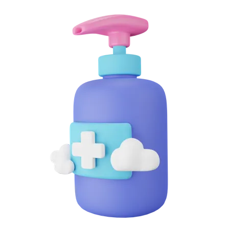Soap Bottle 3D Icon