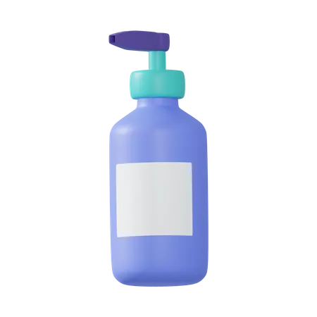 Soap bottle  3D Illustration