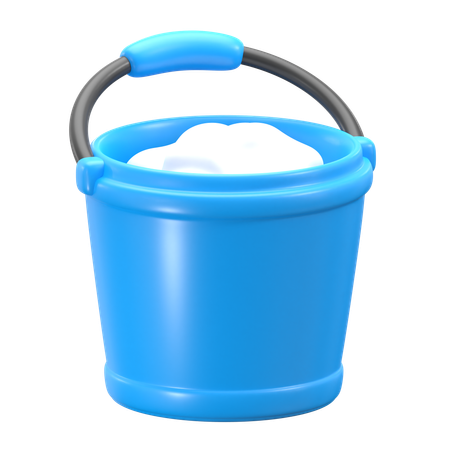 Soap Bucket  3D Icon