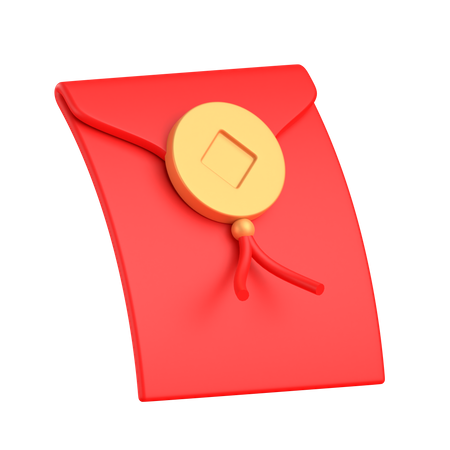 Sobre de año nuevo chino  3D Icon