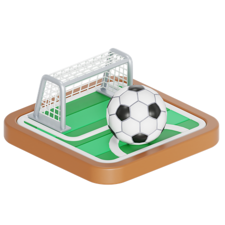 Soccer  3D Icon