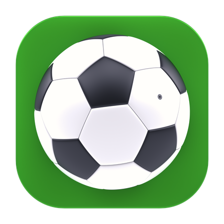 Soccer App 3D Icon