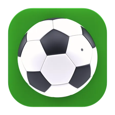 Soccer App  3D Icon