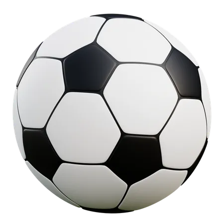 3 D Render Soccer Ball Illustration With Transparent Background 3D Icon