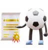 Soccer Ball Character Get Certificate