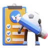 Soccer Ball Character Write Job List