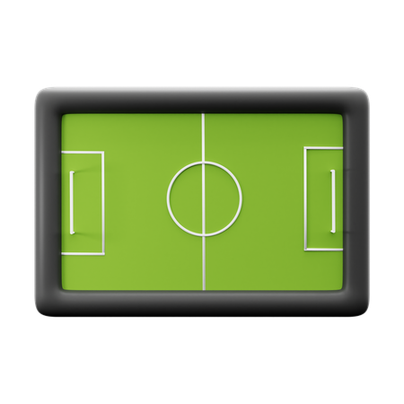 Soccer Field  3D Icon