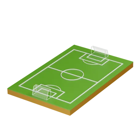 Soccer Field  3D Icon