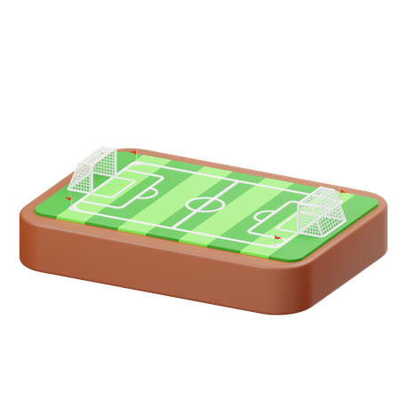 Soccer Field  3D Icon