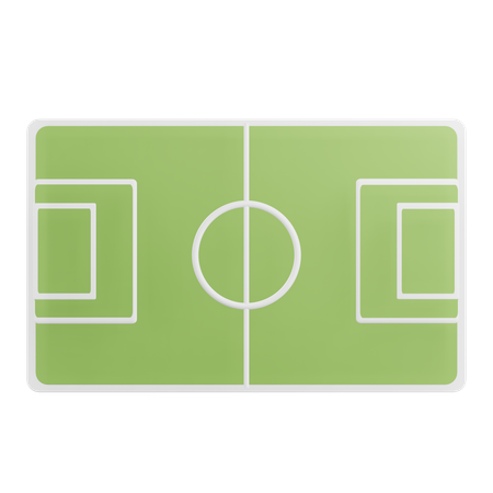 Soccer Field  3D Icon