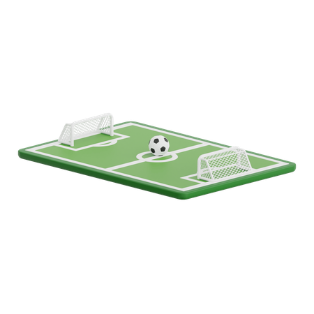 Soccer Field  3D Icon