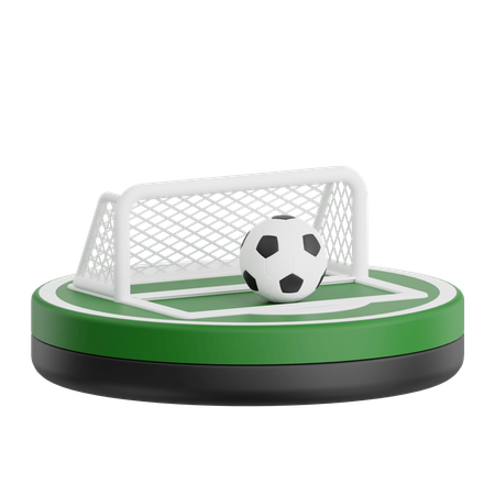 Soccer Field  3D Icon