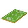 3d soccer field emoji