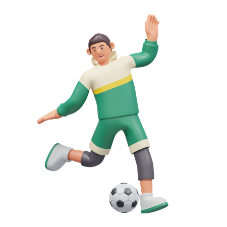Soccer Kick  3D Icon