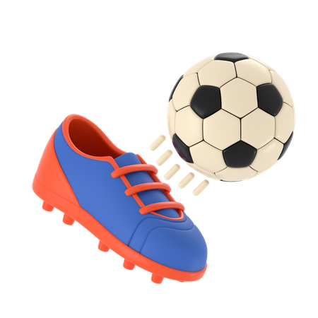 Soccer Kick  3D Icon