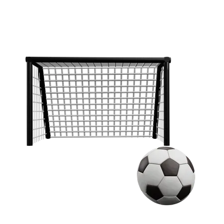 Soccer Net  3D Icon