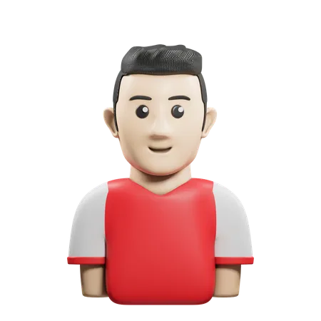 Soccer Player  3D Icon