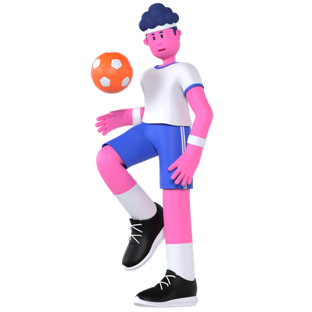 Soccer Player  3D Icon