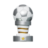 3d soccer trophy logo