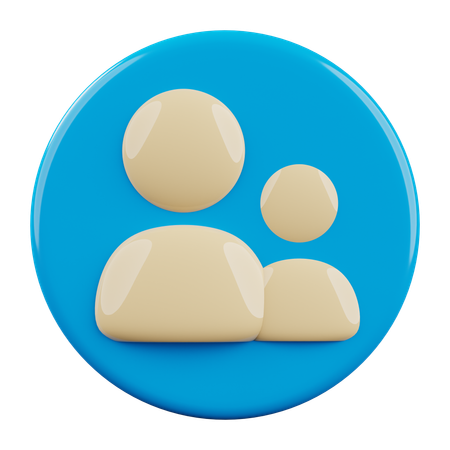 Social  3D Icon