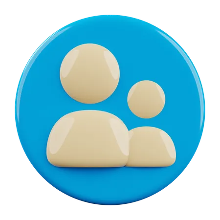 Social  3D Icon