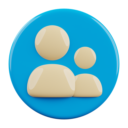 Social  3D Icon