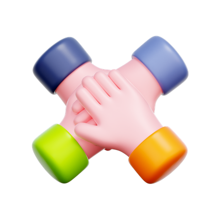 Social Collaboration  3D Icon
