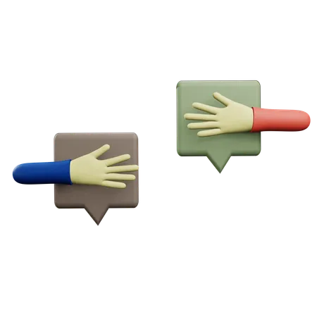 Social Engagement  3D Icon