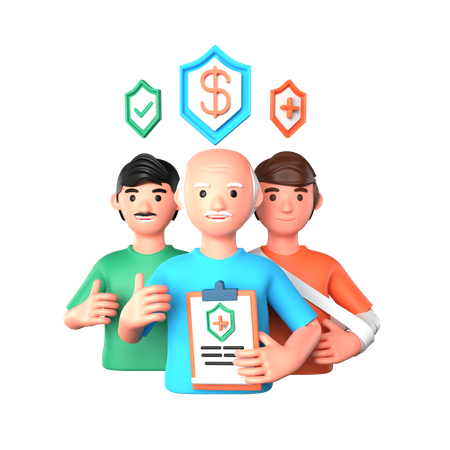 Social Insurance  3D Icon