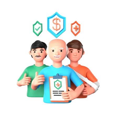 Social Insurance  3D Icon