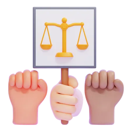 Social Justice  3D Icon