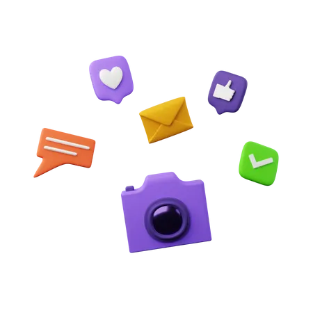 Social Media Download This Item Now 3D Icon