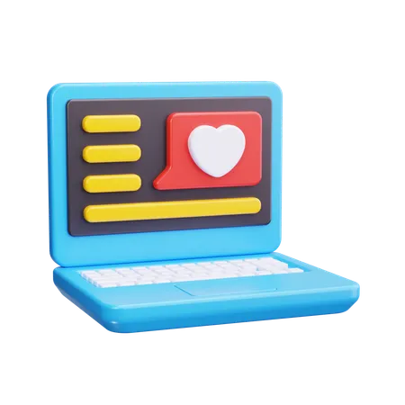 Social Media  3D Icon