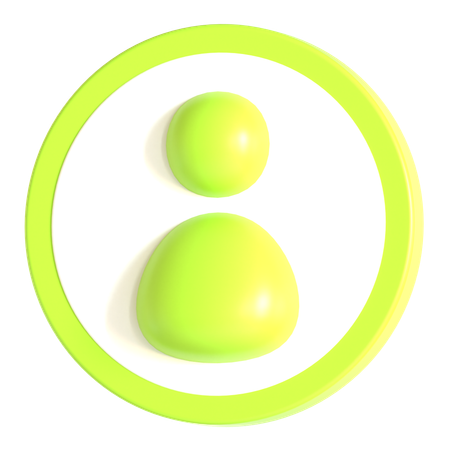 Social Media Account  3D Icon