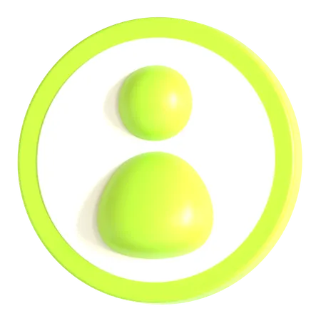 Social Media Account  3D Icon