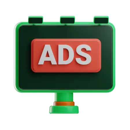 Social media advertisement  3D Icon