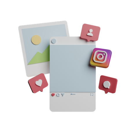 Social Media App  3D Icon