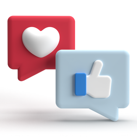 Social Media App  3D Icon