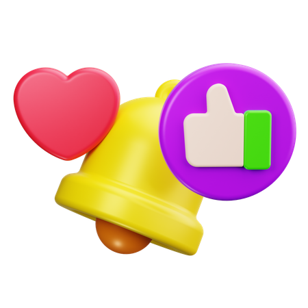 Social Media-Benachrichtigung  3D Icon