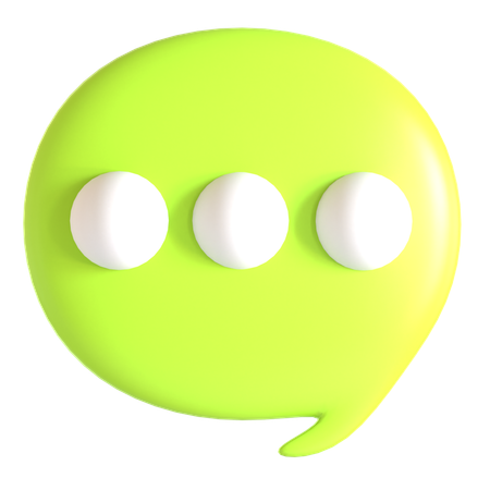 Social Media Chat  3D Icon