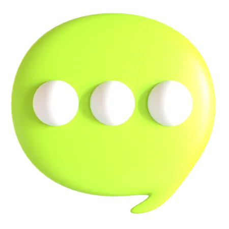 Social Media Chat  3D Icon