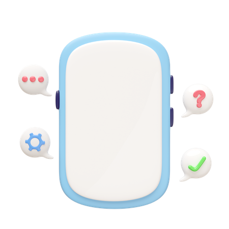 Social Media Comment  3D Icon