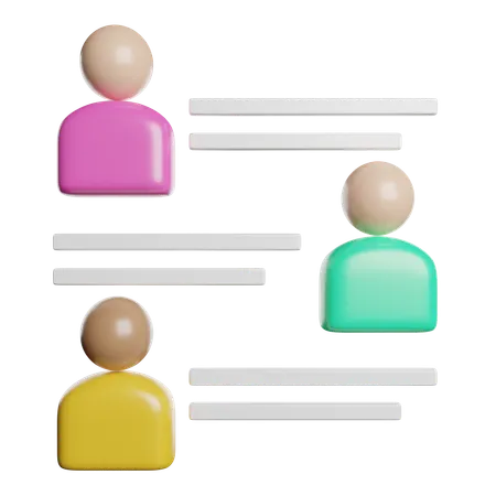 Social Media Comments  3D Icon