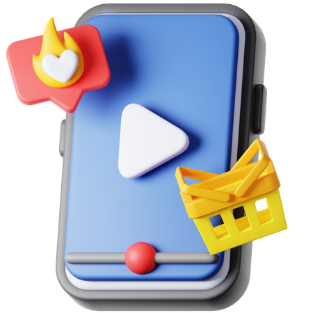 Social-Media-Handel  3D Icon