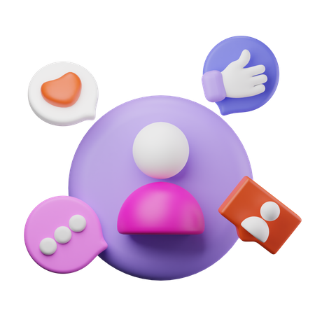 Social Media Influencer  3D Icon